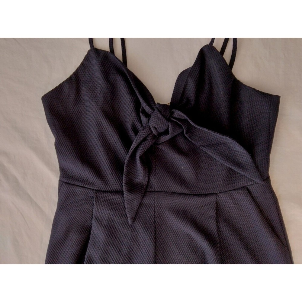 Papillon Wide Leg Jumpsuit Romper Navy Sleeveless New  Womens Size Small - Picture 5 of 12